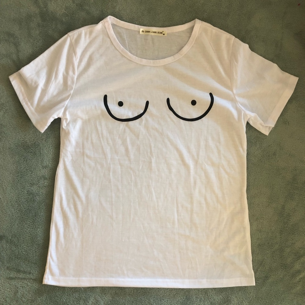 Drawn Boob Shirt!